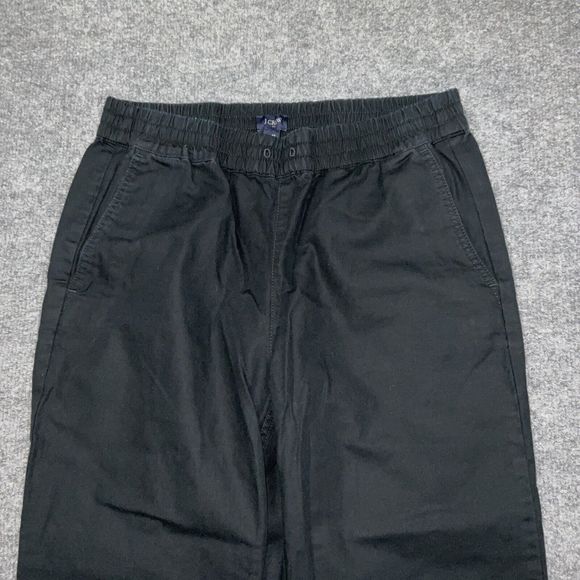 J.CREW Pants Womens Size 4S Black Joggers Pull On Pockets Capri twill - Picture 9 of 12